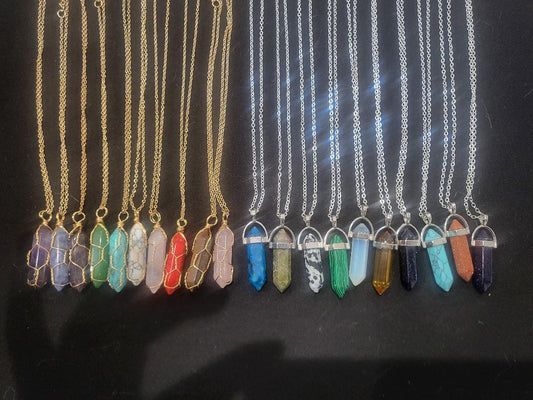 Hexagon Healing Necklaces